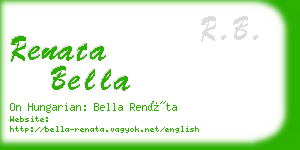 renata bella business card